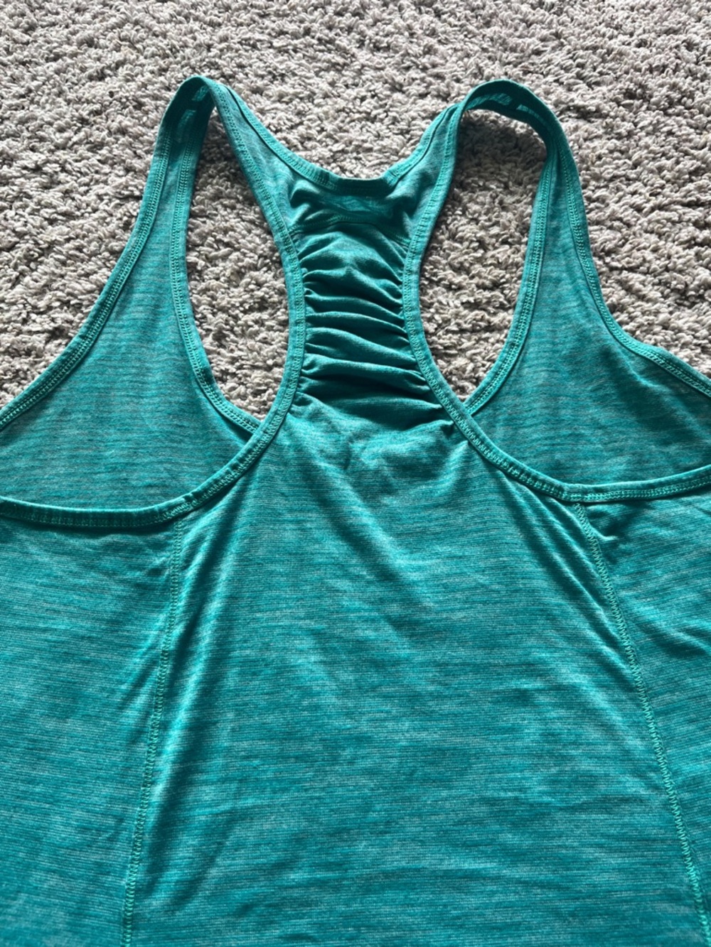 Lululemon Teal Razor-Back Tank - Picture 4 of 5